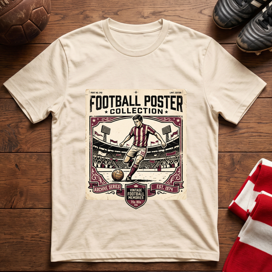 "FOOTBALL POSTER COLLECTION" T-Shirt