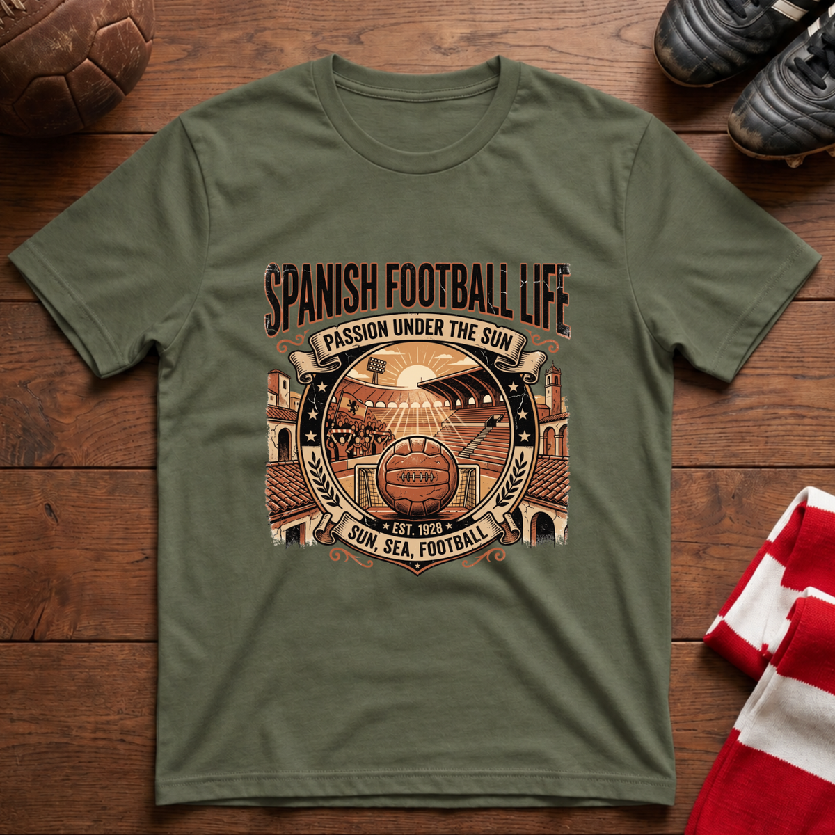 "SPANISH FOOTBALL LIFE" T-Shirt