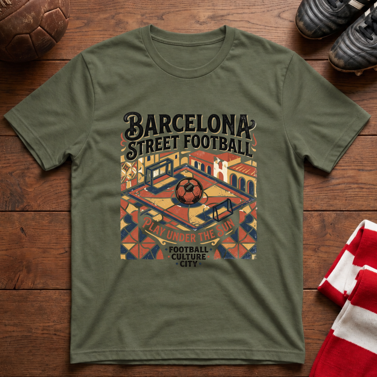 “BARCELONA STREET FOOTBALL” T-Shirt