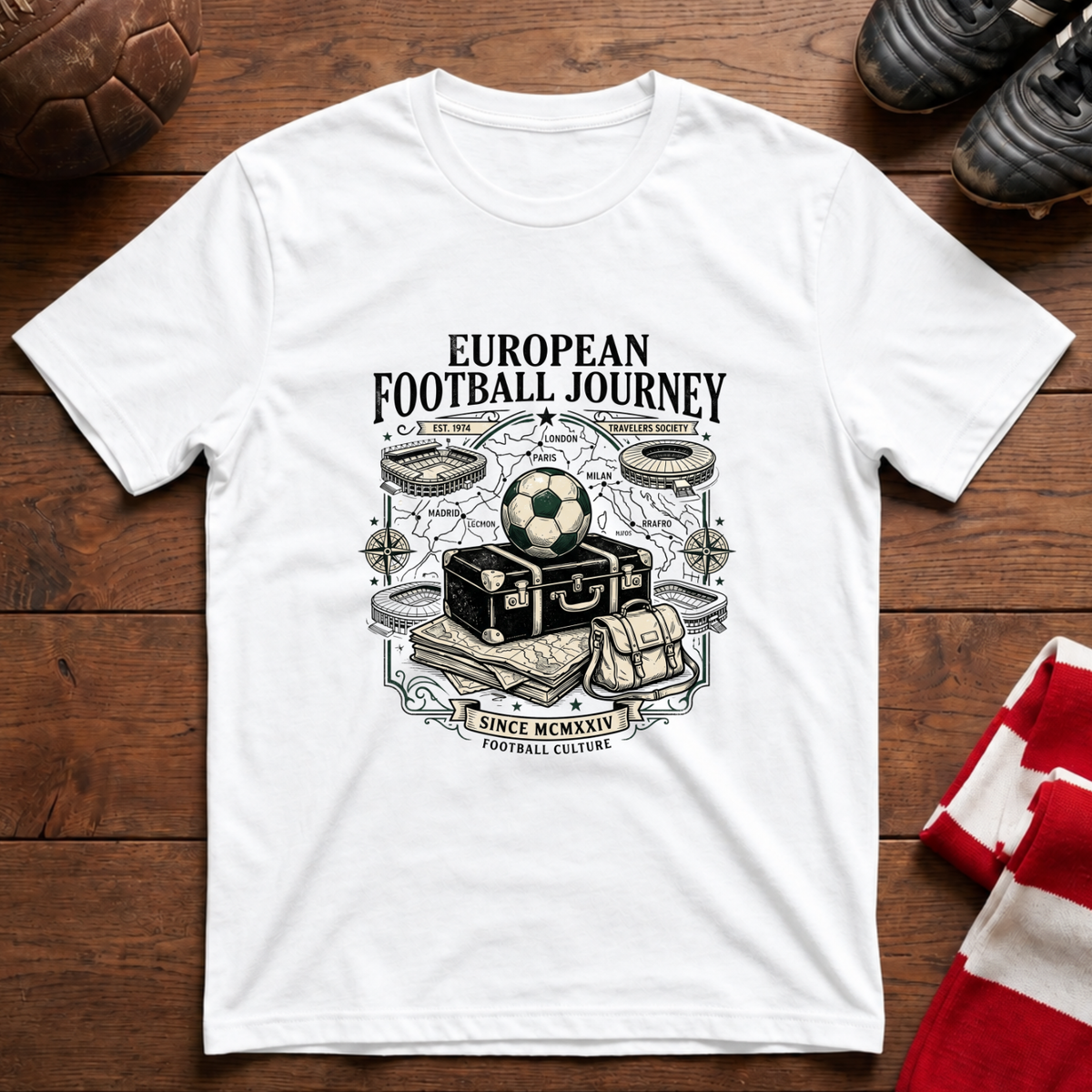 "EUROPEAN FOOTBALL JOURNEY" T-Shirt
