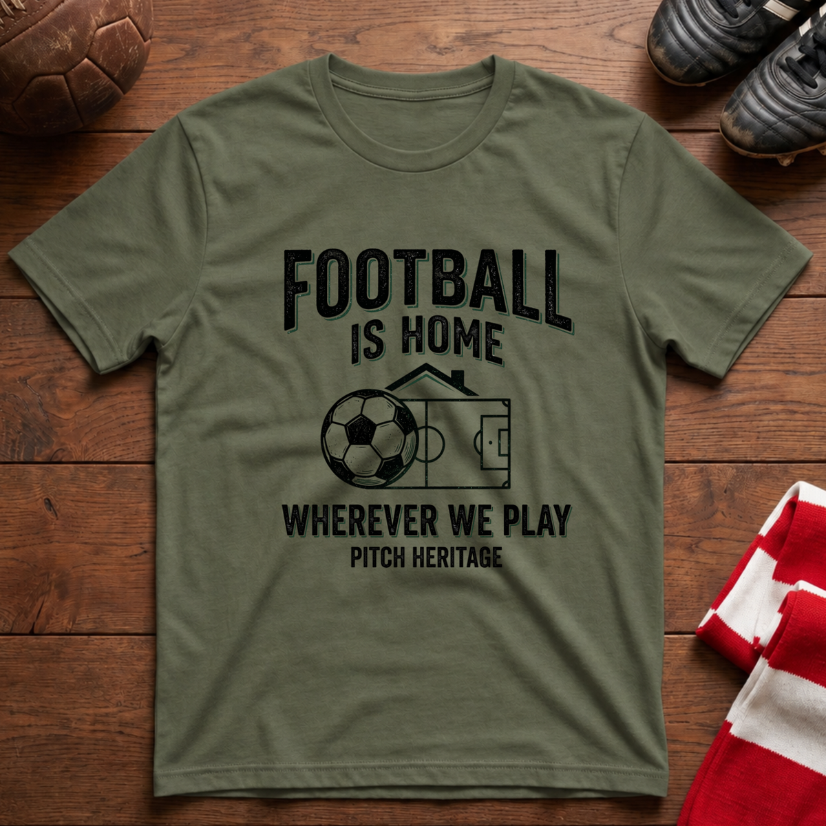 "FOOTBALL IS HOME" T-Shirt
