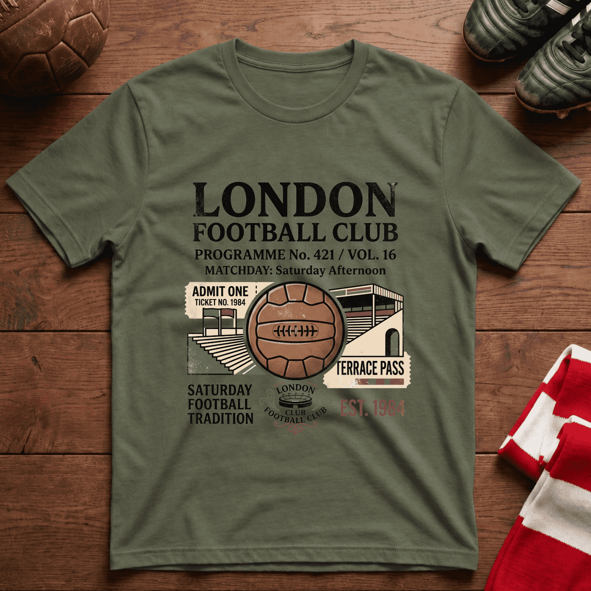 „LONDON FOOTBALL CLUB“-T-Shirt
