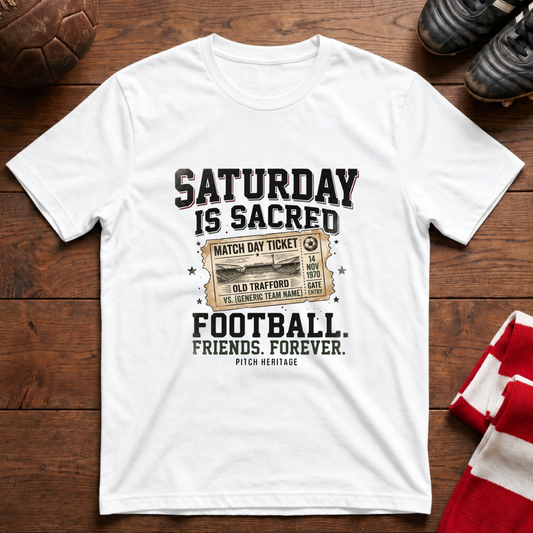 "SATURDAY IS SACRED" T-Shirt
