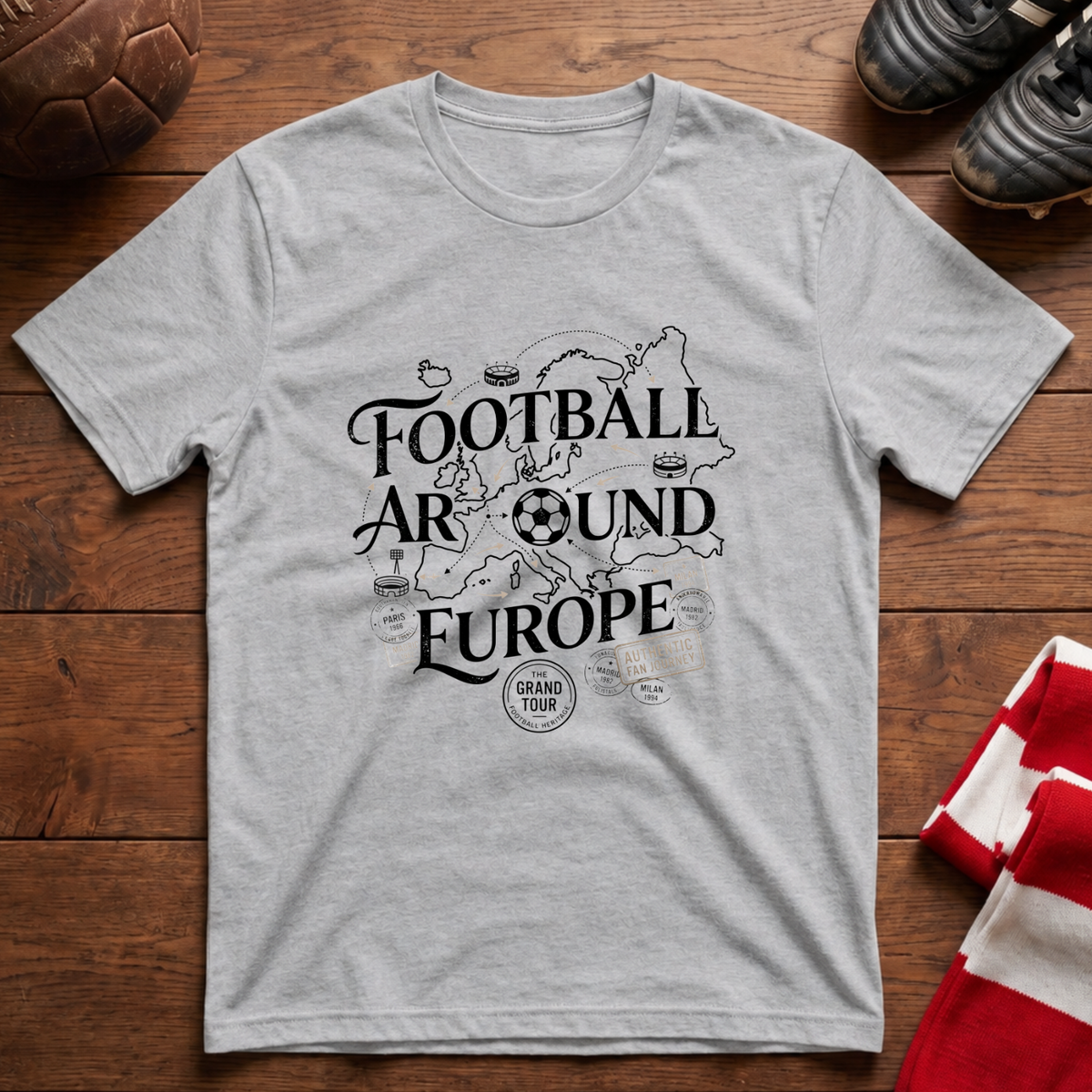 "FOOTBALL AROUND EUROPE" T-Shirt
