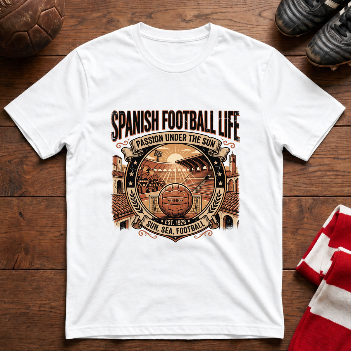 "SPANISH FOOTBALL LIFE" T-Shirt