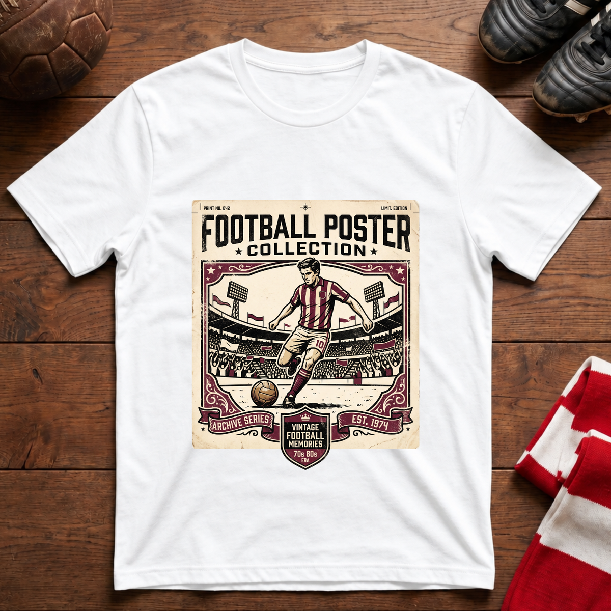"FOOTBALL POSTER COLLECTION" T-Shirt