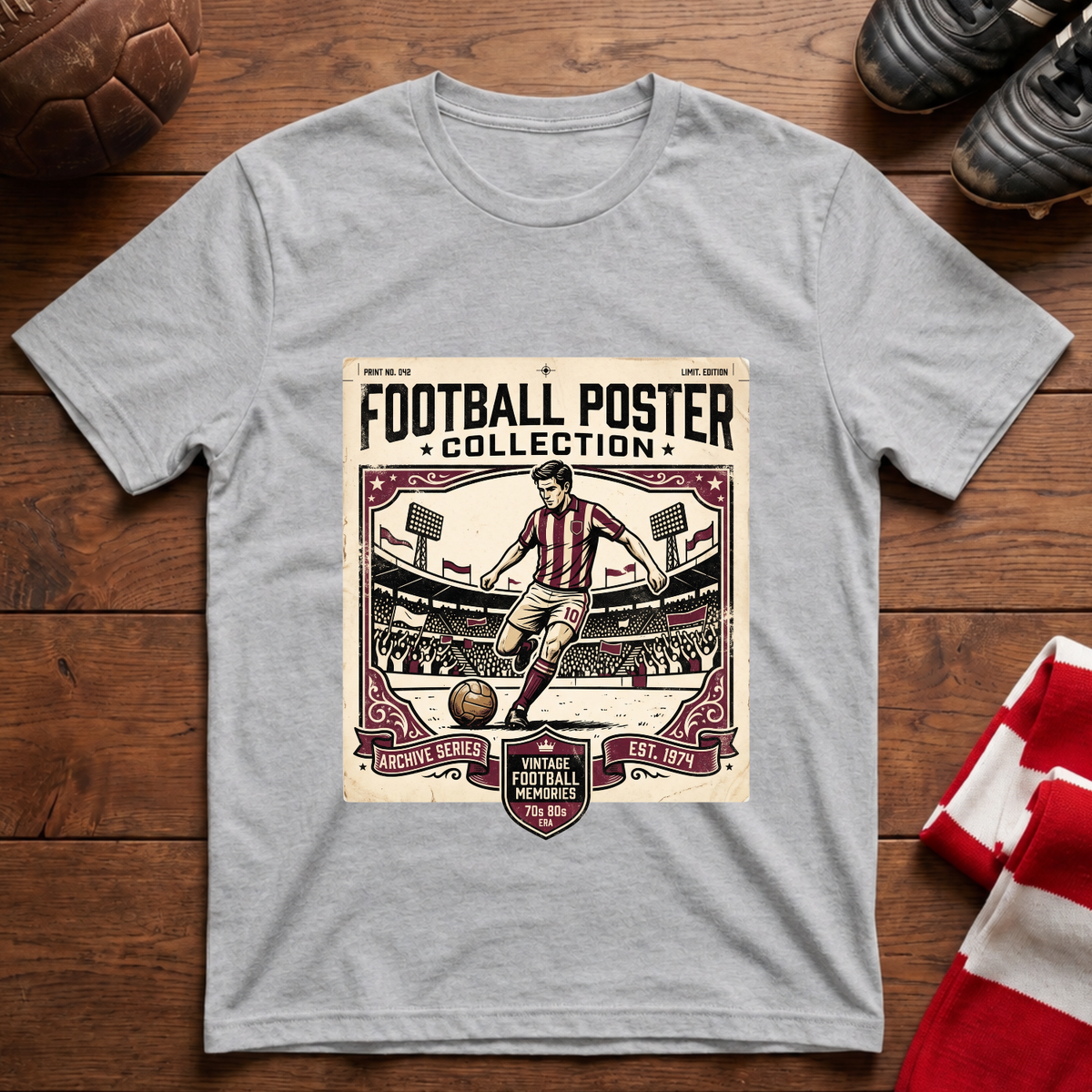 "FOOTBALL POSTER COLLECTION" T-Shirt