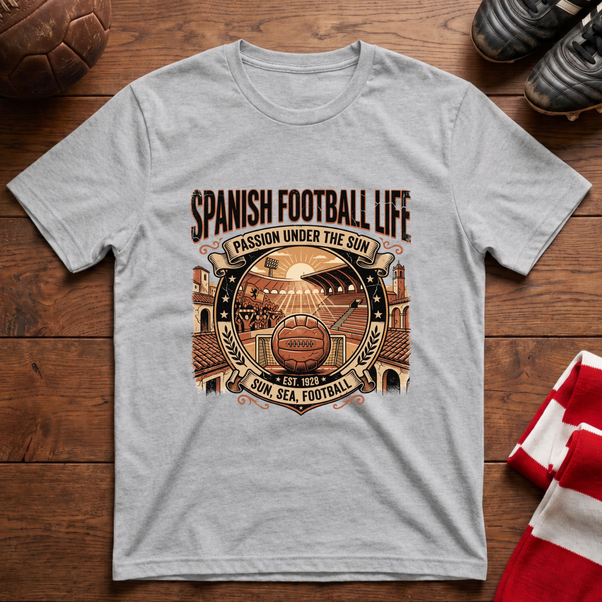 "SPANISH FOOTBALL LIFE" T-Shirt