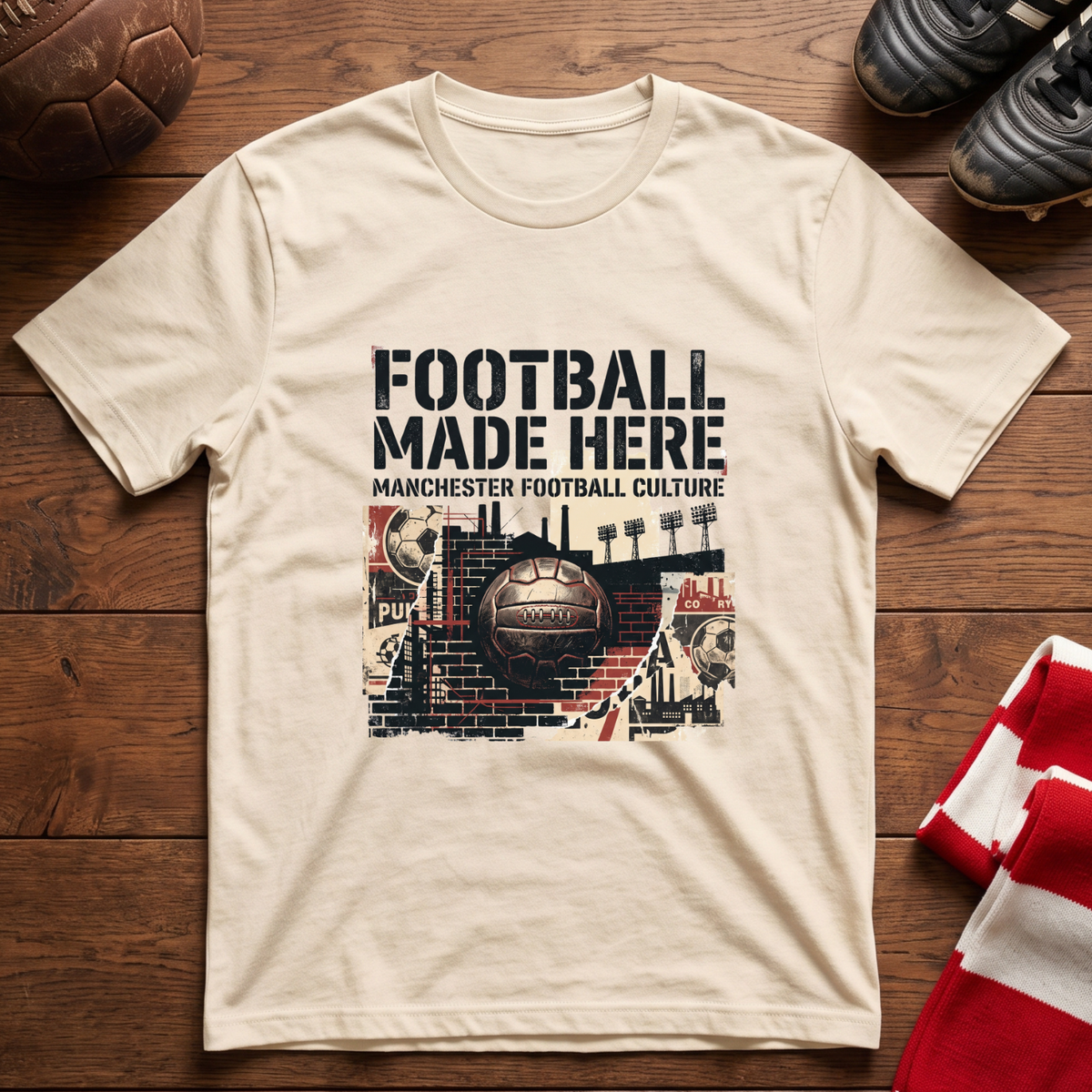 “FOOTBALL MADE HERE” T-Shirt