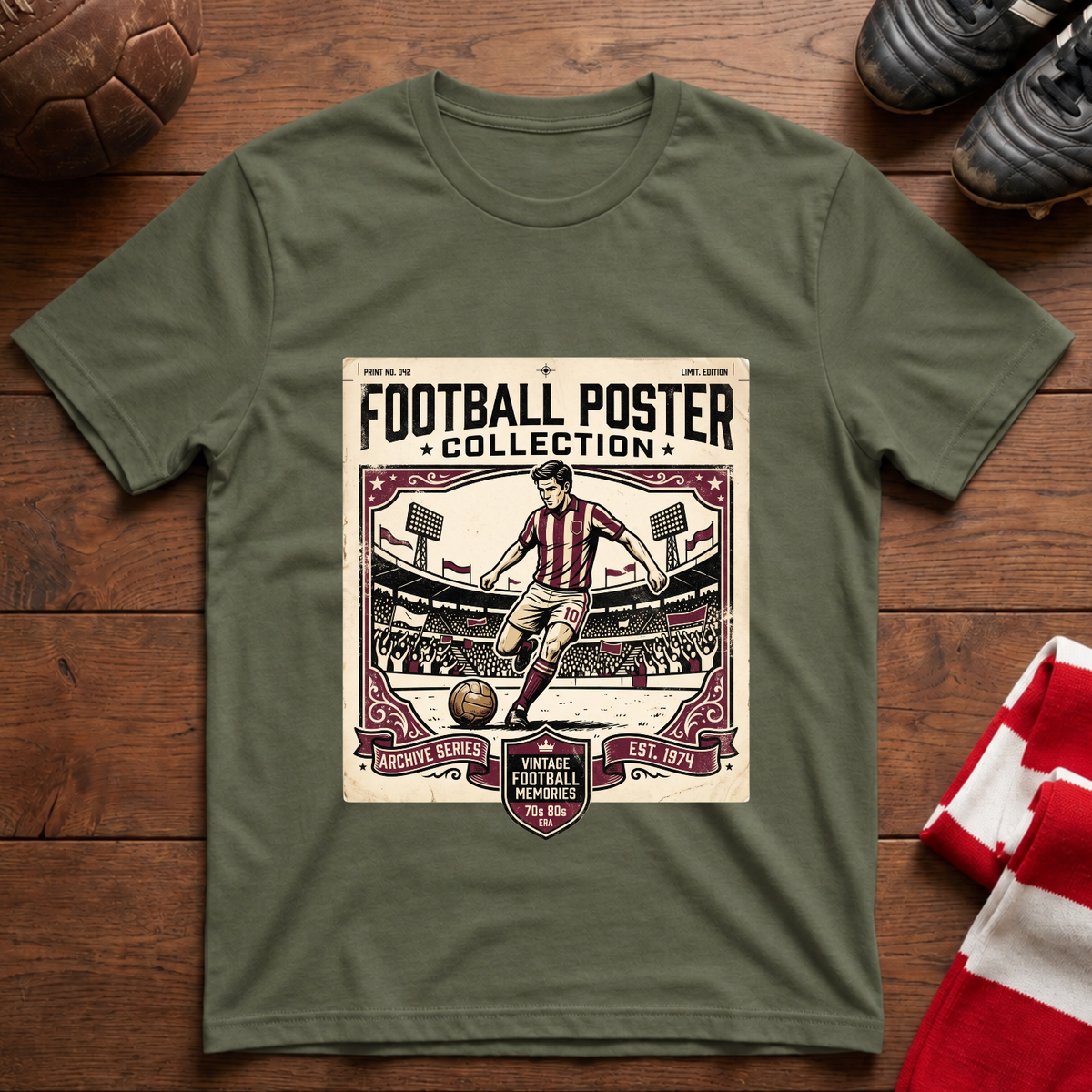 "FOOTBALL POSTER COLLECTION" T-Shirt