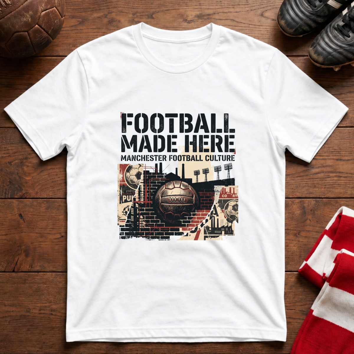 “FOOTBALL MADE HERE” T-Shirt