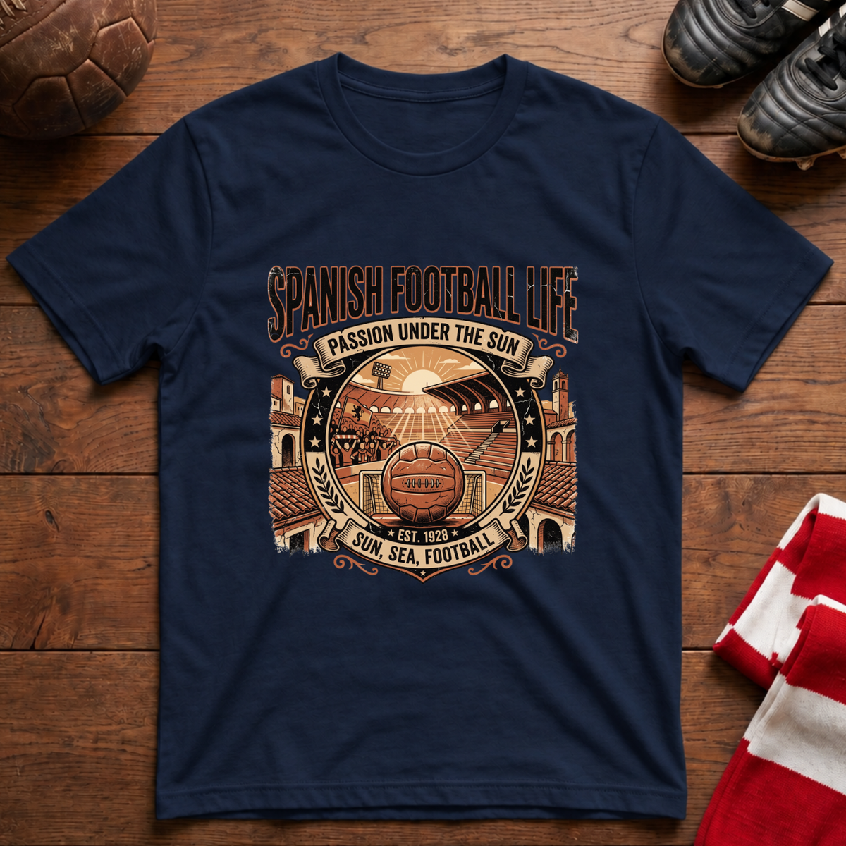 "SPANISH FOOTBALL LIFE" T-Shirt