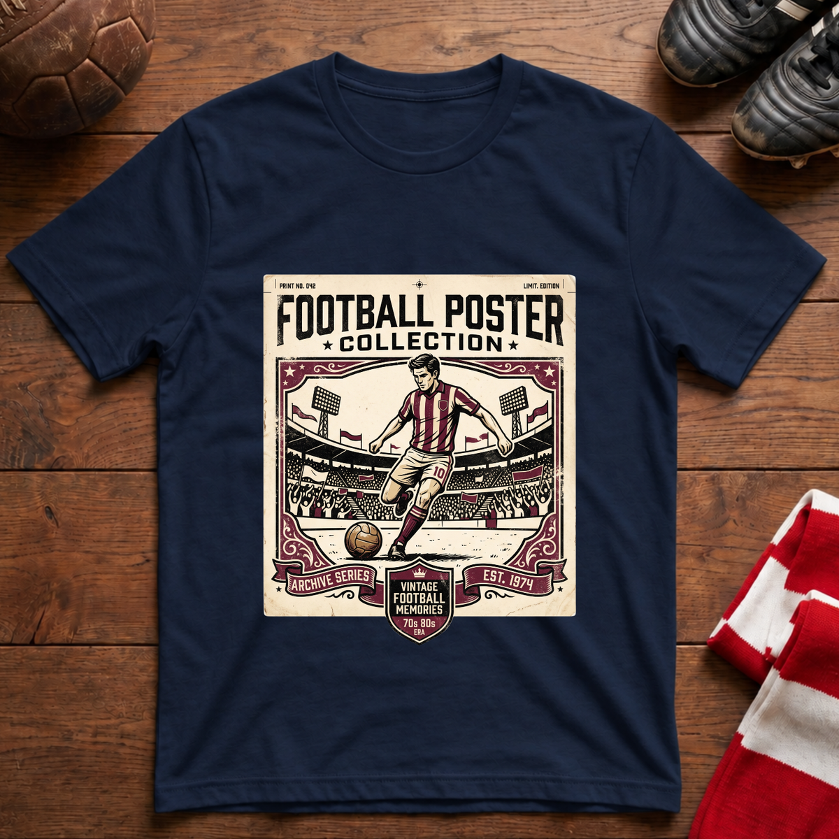 "FOOTBALL POSTER COLLECTION" T-Shirt
