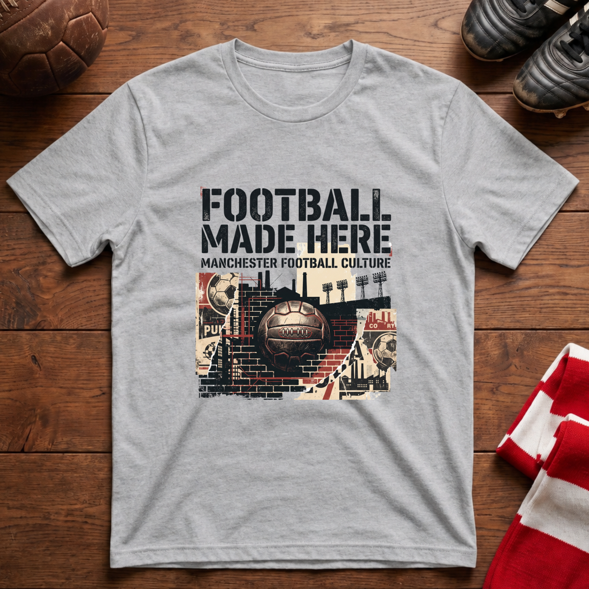 “FOOTBALL MADE HERE” T-Shirt