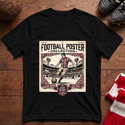 "FOOTBALL POSTER COLLECTION" T-Shirt