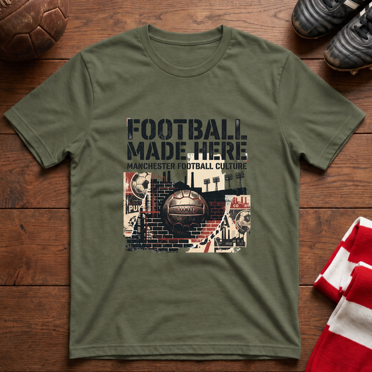 “FOOTBALL MADE HERE” T-Shirt