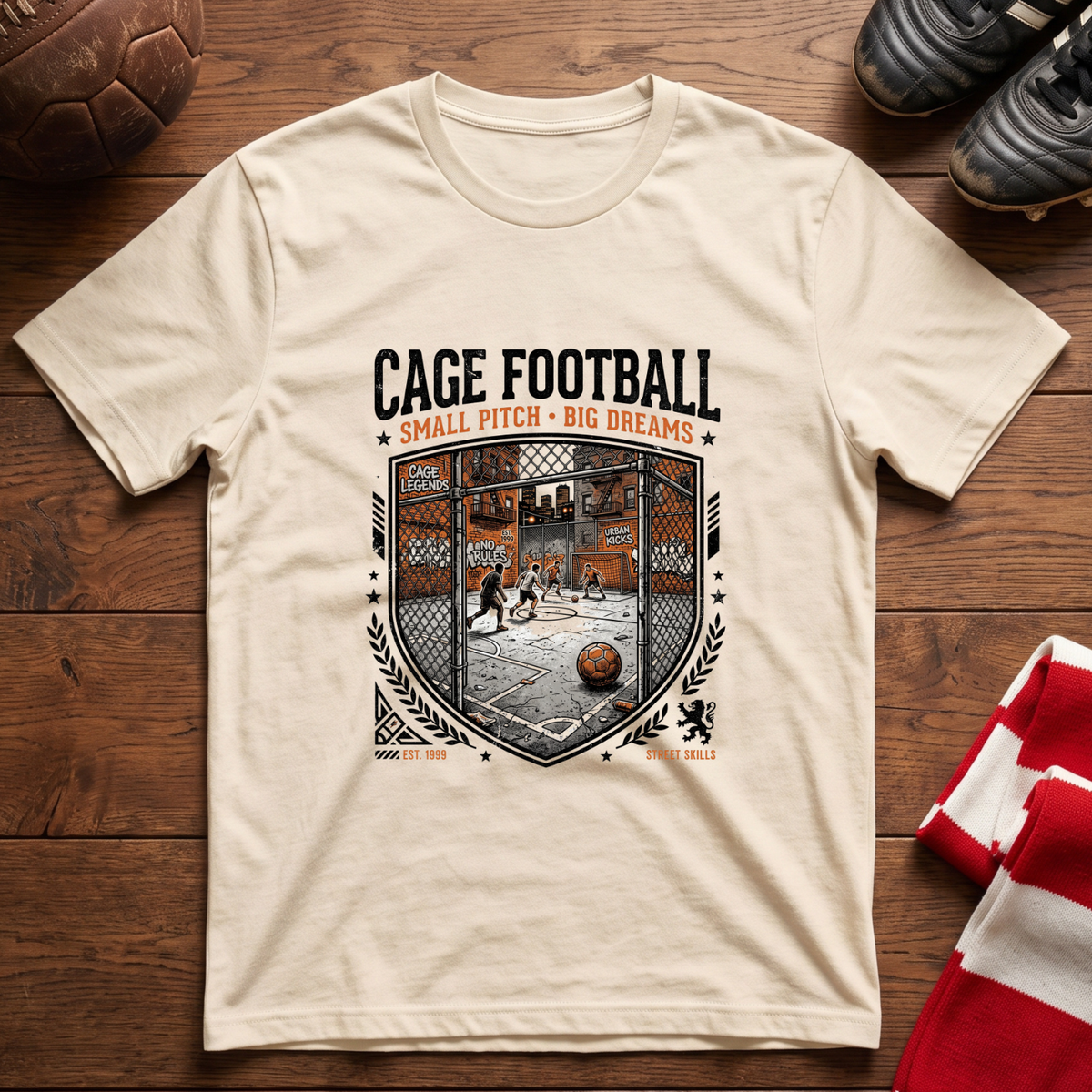 "CAGE FOOTBALL" T-Shirt
