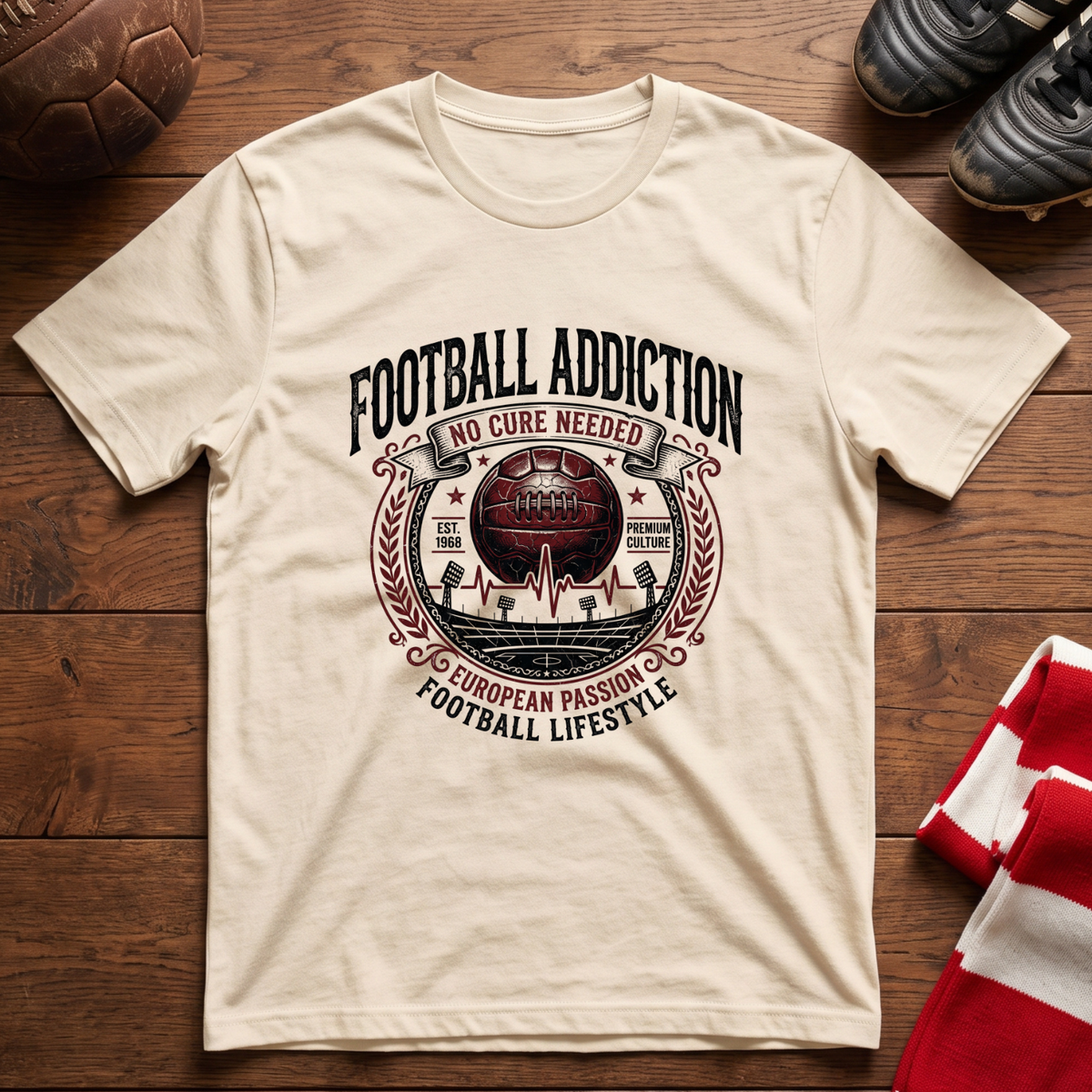 "FOOTBALL ADDICTION" T-Shirt