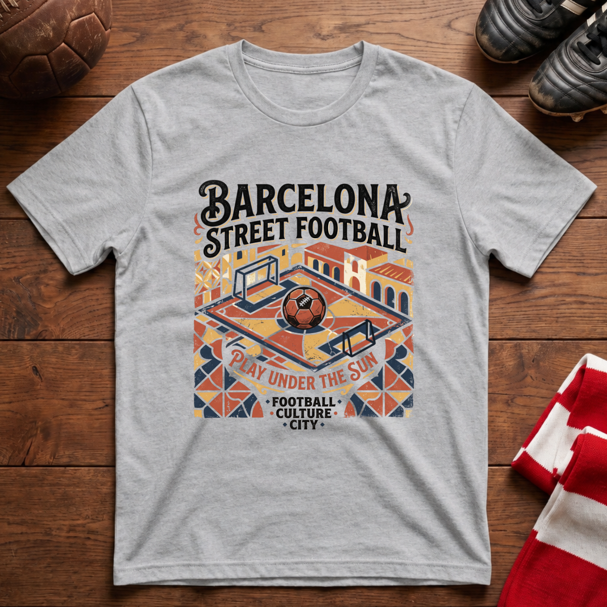 “BARCELONA STREET FOOTBALL” T-Shirt