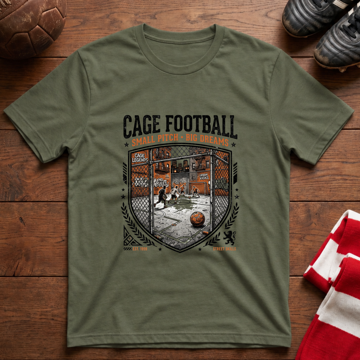 "CAGE FOOTBALL" T-Shirt