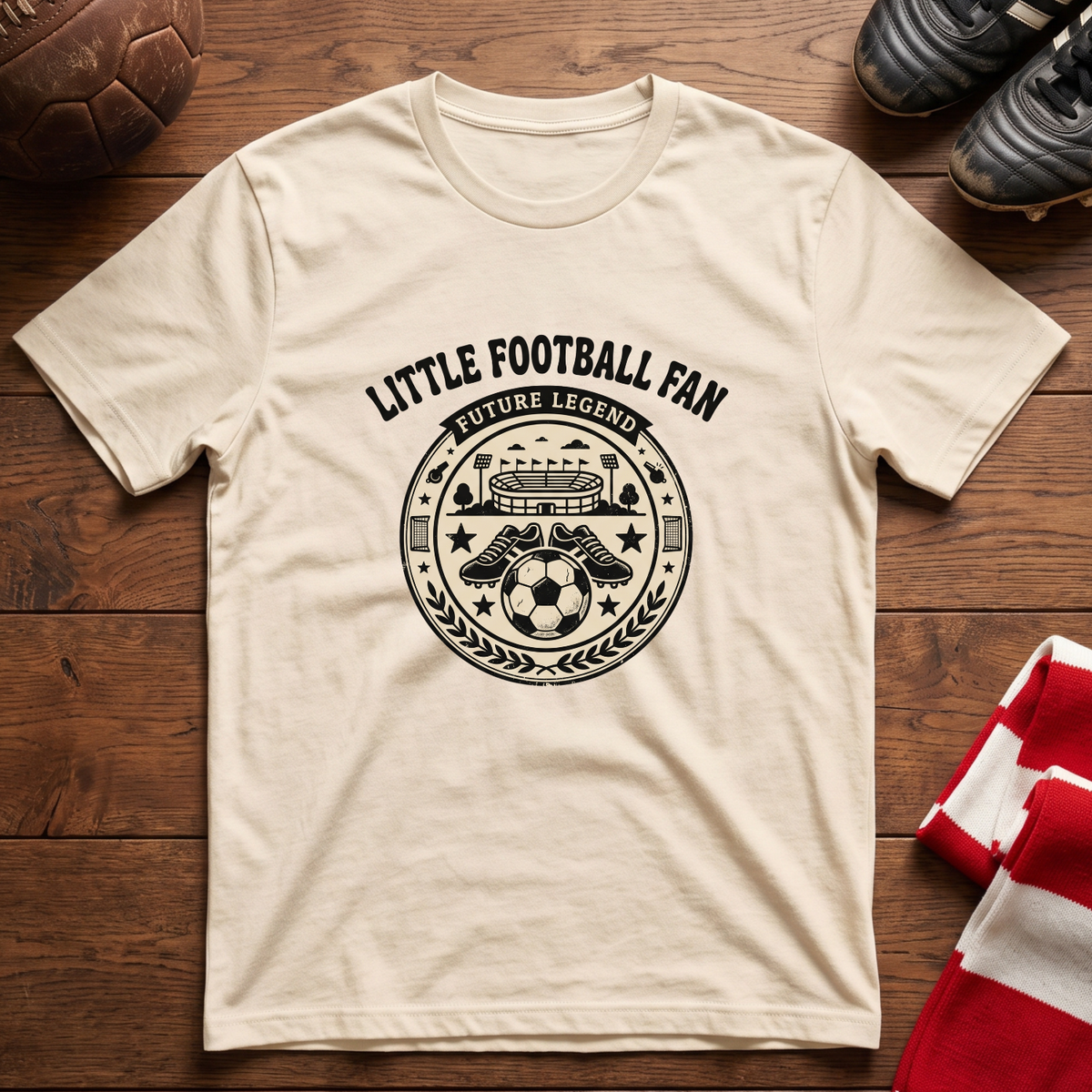 "LITTLE FOOTBALL FAN" T-Shirt