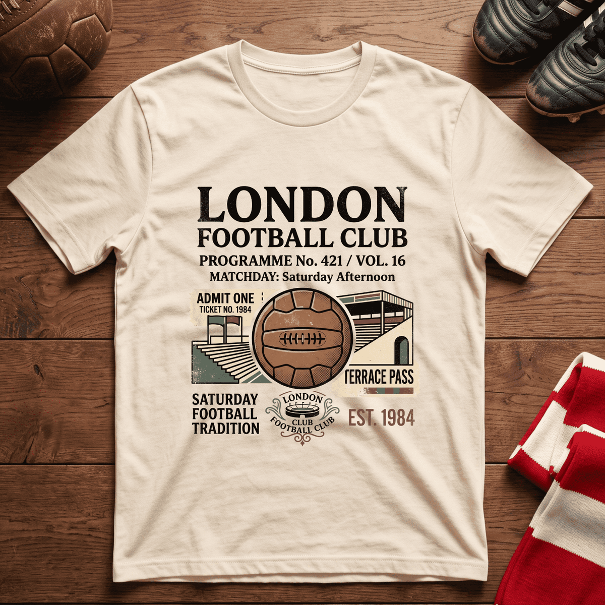 „LONDON FOOTBALL CLUB“-T-Shirt