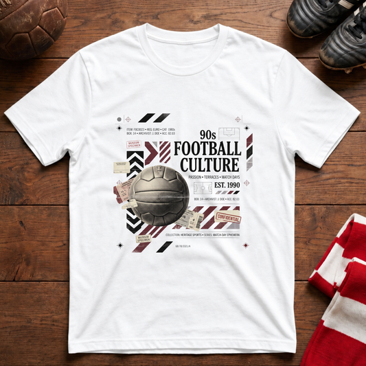 “90s FOOTBALL CULTURE” T-Shirt