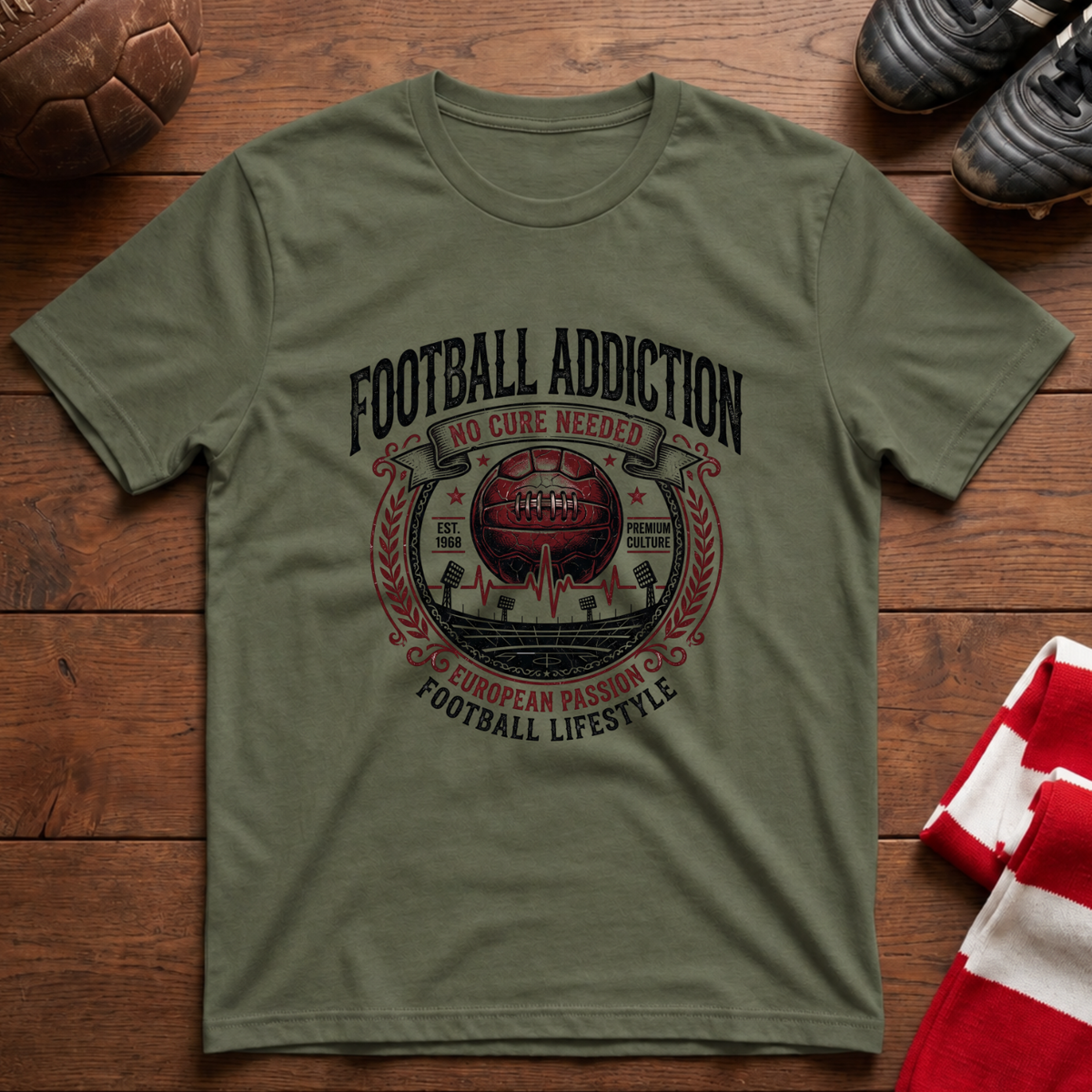 "FOOTBALL ADDICTION" T-Shirt