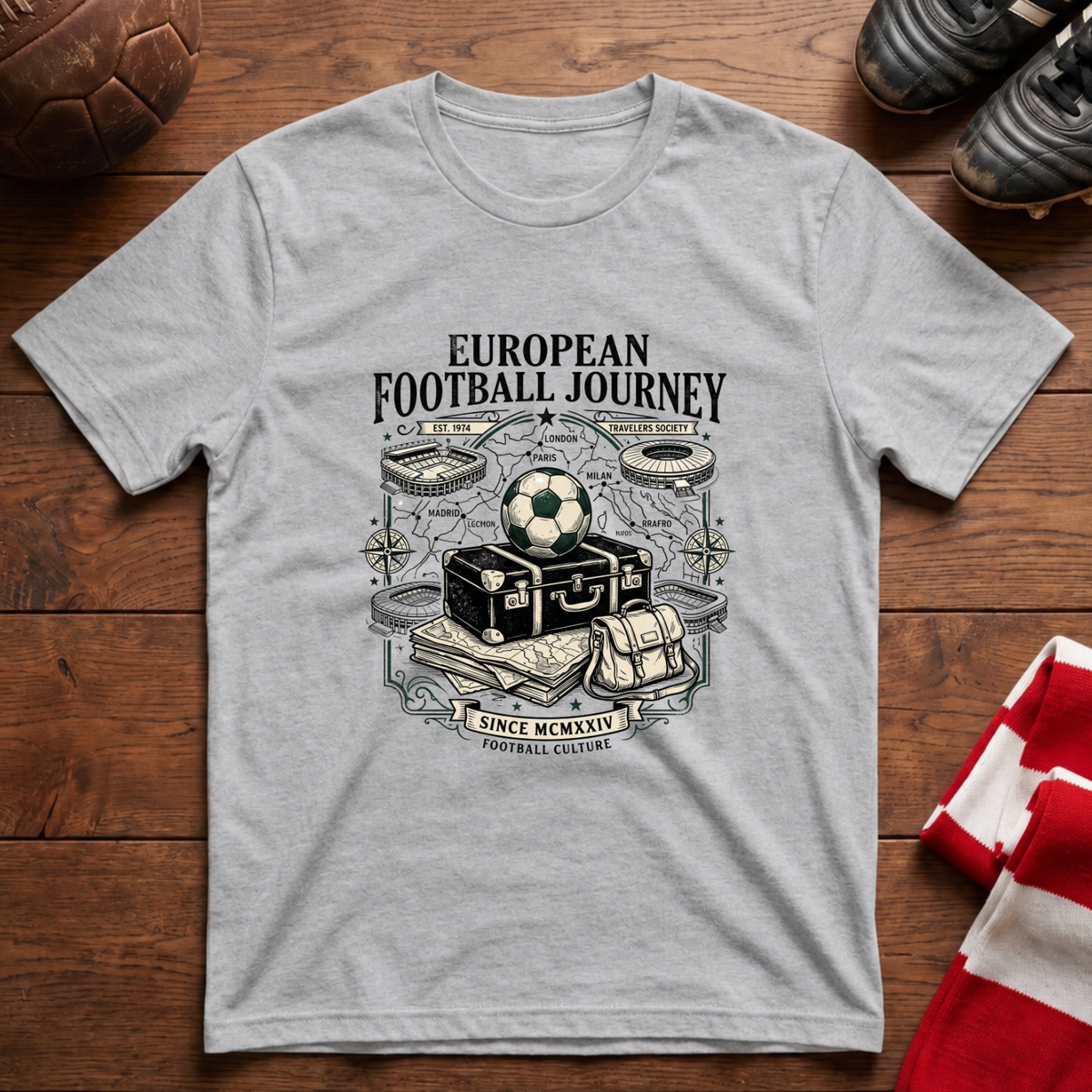 "EUROPEAN FOOTBALL JOURNEY" T-Shirt