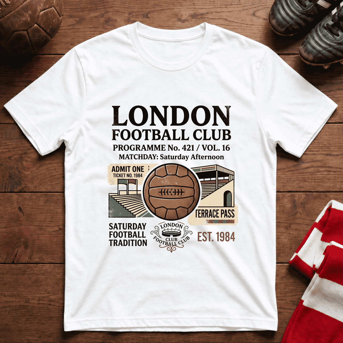 „LONDON FOOTBALL CLUB“-T-Shirt