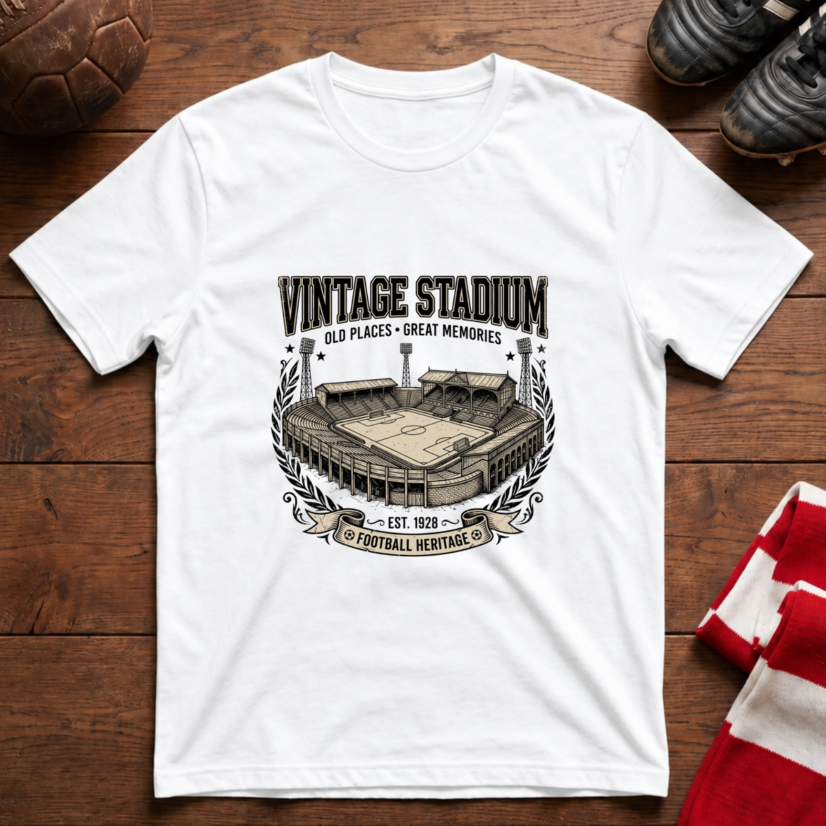 "VINTAGE STADIUM" T-Shirt