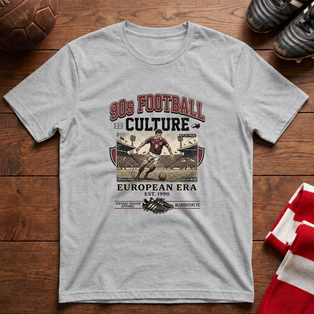 "90s FOOTBALL CULTURE" T-Shirt